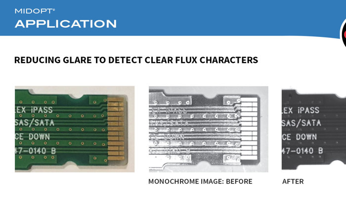 Reducing Glare for Optical Character Recognition On Clear Flux